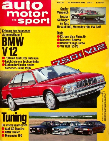 Deckblatt Auto Motor und Sport (24/1983)